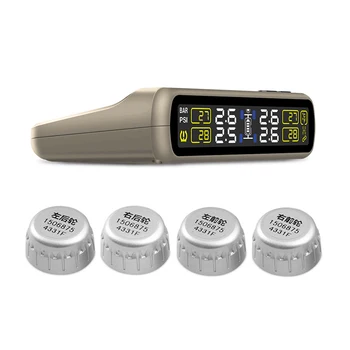 T881X-WI Car TPMS Tire Pressure Monitoring System Solar Charging HD Digital LCD Display Auto Alarm System Wireless With Sensor
T881X-WI Car TPMS Tire Pressure Monitoring System Solar Charging HD Digital LCD Display Auto Alarm System Wireless With Sensor