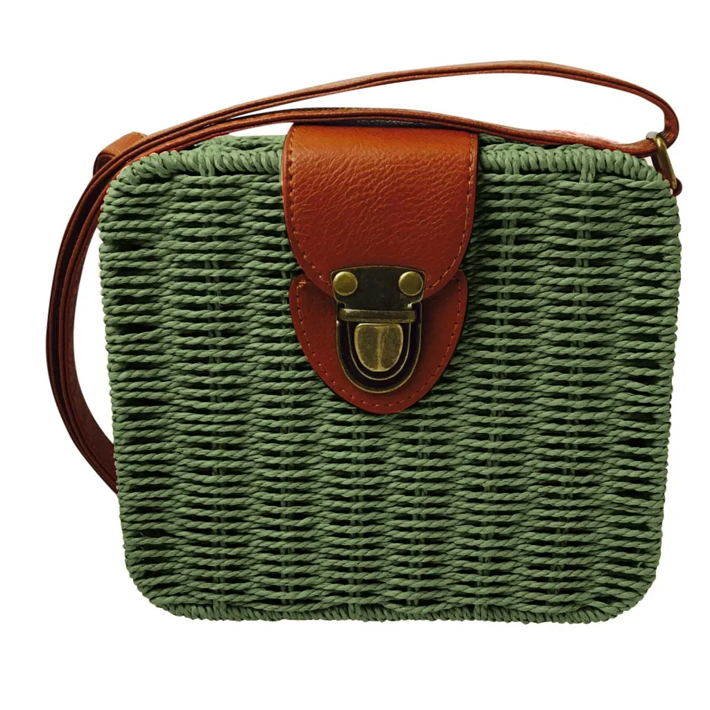 Summer Fashion 2019 Casual Women's Fashion Girl Handbags Straw Square Crossbody Gag Wild Shoulder Handbag Shopping Bag
Summer Fashion 2019 Casual Women's Fashion Girl Handbags Straw Square Crossbody Gag Wild Shoulder Handbag Shopping Bag