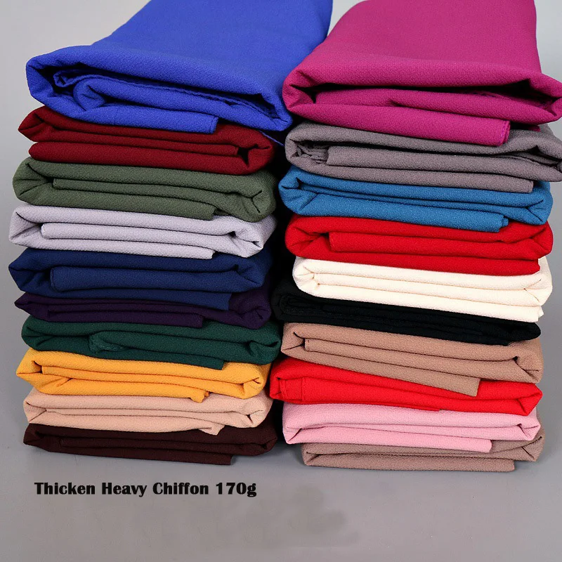 Women Chiffon Scarf Shawl Heavy Thicken Bubble Chiffon Plain Solid Head Scarf Wraps Tudung Large Long Muslim Hijab Scarves
Women Chiffon Scarf Shawl Heavy Thicken Bubble Chiffon Plain Solid Head Scarf Wraps Tudung Large Long Muslim Hijab Scarves