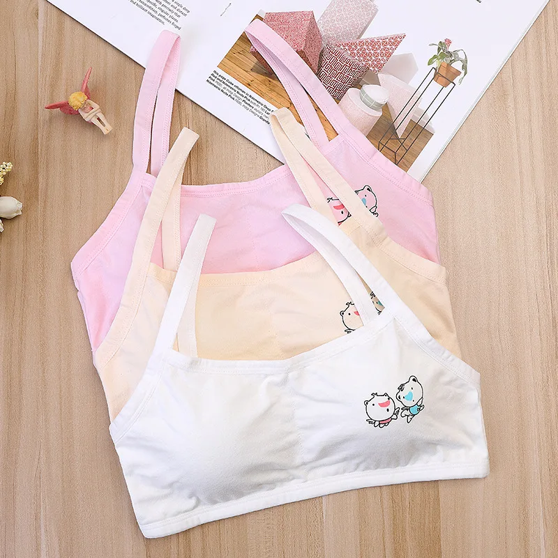 2018 summer children's clothes girls training bras sling thin cotton teenage girl bra for girls kids underwear tank tops
2018 summer children's clothes girls training bras sling thin cotton teenage girl bra for girls kids underwear tank tops