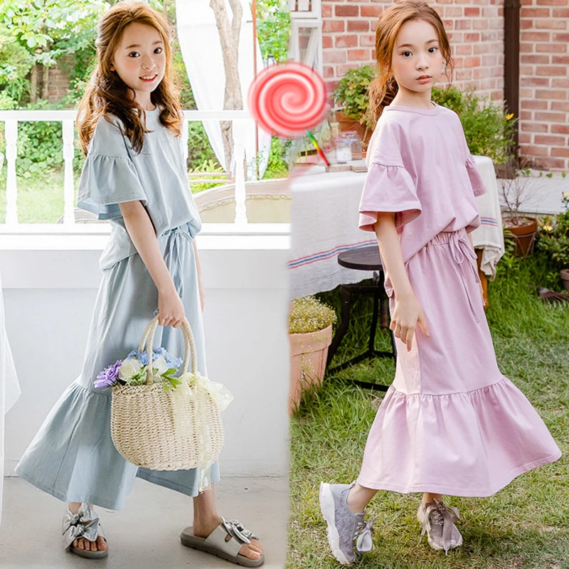 girls Outfits 2019 Cotton Toddler Girl Summer Clothes Set Short Sleeve Shirt + Skirt Tracksuit Kids Teens Clothing 10 12 13 14
girls Outfits 2019 Cotton Toddler Girl Summer Clothes Set Short Sleeve Shirt + Skirt Tracksuit Kids Teens Clothing 10 12 13 14