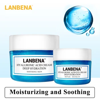 LANBENA Hyaluronic Acid Face Cream+Eye Cream 2PCS Moisturizing Whitening Anti Aging Serum Acne Treatment Firming Skin Care
LANBENA Hyaluronic Acid Face Cream+Eye Cream 2PCS Moisturizing Whitening Anti Aging Serum Acne Treatment Firming Skin Care