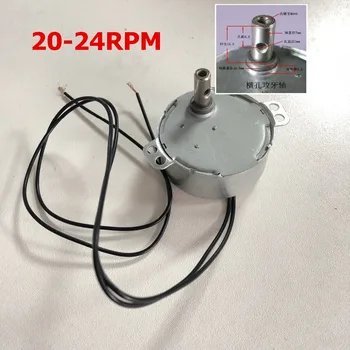 Permanent Magnet TYC-50(49) Model 0.8-1/2.5-3/5-6/8-10/10-12/15-18/20-24/30-36RPM Synchronous Motor 220-240VAC 4W 50/60Hz CCW/CW
Permanent Magnet TYC-50(49) Model 0.8-1/2.5-3/5-6/8-10/10-12/15-18/20-24/30-36RPM Synchronous Motor 220-240VAC 4W 50/60Hz CCW/CW