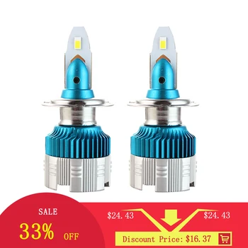 2 pcs Car Headlight LED H7 H4 LED Bulbs H1 H11 H3 9005 9006 HB4 HB3 H10 48W 12000LM 6500K 12V 24V Auto Headlamp Fog Light Bulb
2 pcs Car Headlight LED H7 H4 LED Bulbs H1 H11 H3 9005 9006 HB4 HB3 H10 48W 12000LM 6500K 12V 24V Auto Headlamp Fog Light Bulb