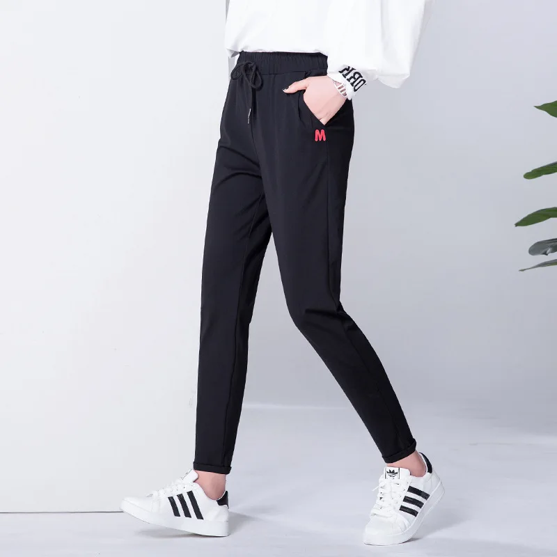 Women Autumn High Waist Elastic Loose Harem Pants Casual Sport Wear Lady Ankle -length Capris Trouser Female Pencil Pants
Women Autumn High Waist Elastic Loose Harem Pants Casual Sport Wear Lady Ankle -length Capris Trouser Female Pencil Pants