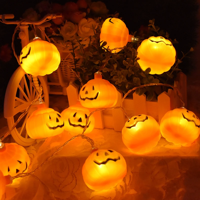 Pumpkin String Lights 20 LEDs Battery Operated Fairy Lighing for Patio Outdoor Halloween Christmas Party Decorations Warm White
Pumpkin String Lights 20 LEDs Battery Operated Fairy Lighing for Patio Outdoor Halloween Christmas Party Decorations Warm White