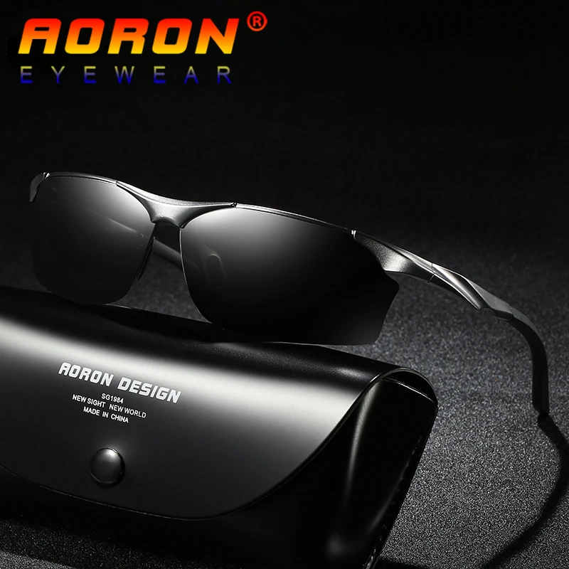 Aoron Brand High-grade Men Aluminum Magnesium Protection Drivers Sunglasses Polarized Eyewear Accessories Glasses YJ8513
Aoron Brand High-grade Men Aluminum Magnesium Protection Drivers Sunglasses Polarized Eyewear Accessories Glasses YJ8513