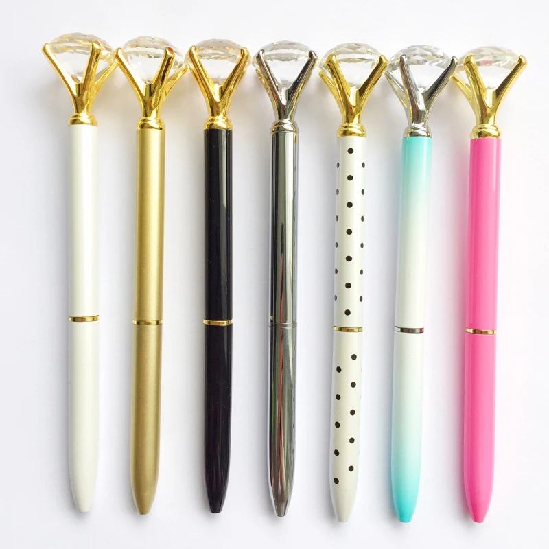 High Quality Big Crystal Diamond Metal Ball Ballpoint Pen Student Stationery School Office Supply Promotion Gift
High Quality Big Crystal Diamond Metal Ball Ballpoint Pen Student Stationery School Office Supply Promotion Gift