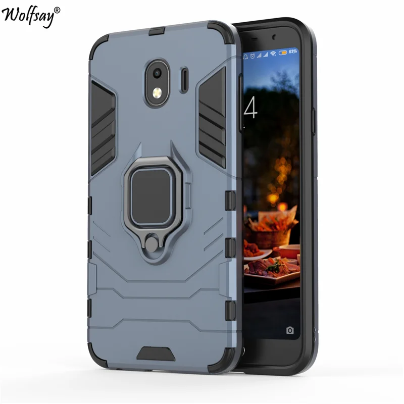 Чехол Wolfsay для Samsung Galaxy J4 2018 J400F автомобильный держатель бронированные Чехлы
