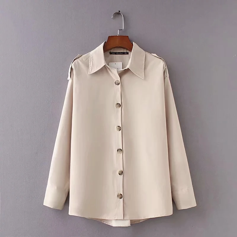 2018 casual lady button decoration long sleeve blouse fashion women simple shirt loose tops chemise blusas S3375
2018 casual lady button decoration long sleeve blouse fashion women simple shirt loose tops chemise blusas S3375