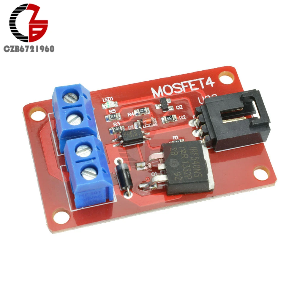 1 Channel MOSFET4 Button IRF540 + MOSFET Switch Module for Arduino Electronic Switch Circuit
1 Channel MOSFET4 Button IRF540 + MOSFET Switch Module for Arduino Electronic Switch Circuit