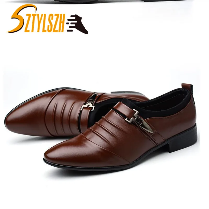 2019 Summer Men Leather Oxford Flat Classic Formal Shoes Pointed Toe Business Lace Up Shoes Black Brown Hombre Plus Size 38-48
2019 Summer Men Leather Oxford Flat Classic Formal Shoes Pointed Toe Business Lace Up Shoes Black Brown Hombre Plus Size 38-48