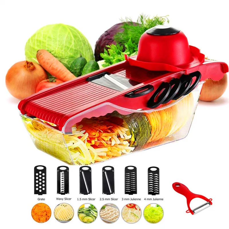 Yooap Multi-function Vegetable Julienne Slicer with 6 Blades Multi-function , Cutter for Onion, Potato, Tomato, Cheese, Cucumber
Yooap Multi-function Vegetable Julienne Slicer with 6 Blades Multi-function , Cutter for Onion, Potato, Tomato, Cheese, Cucumber