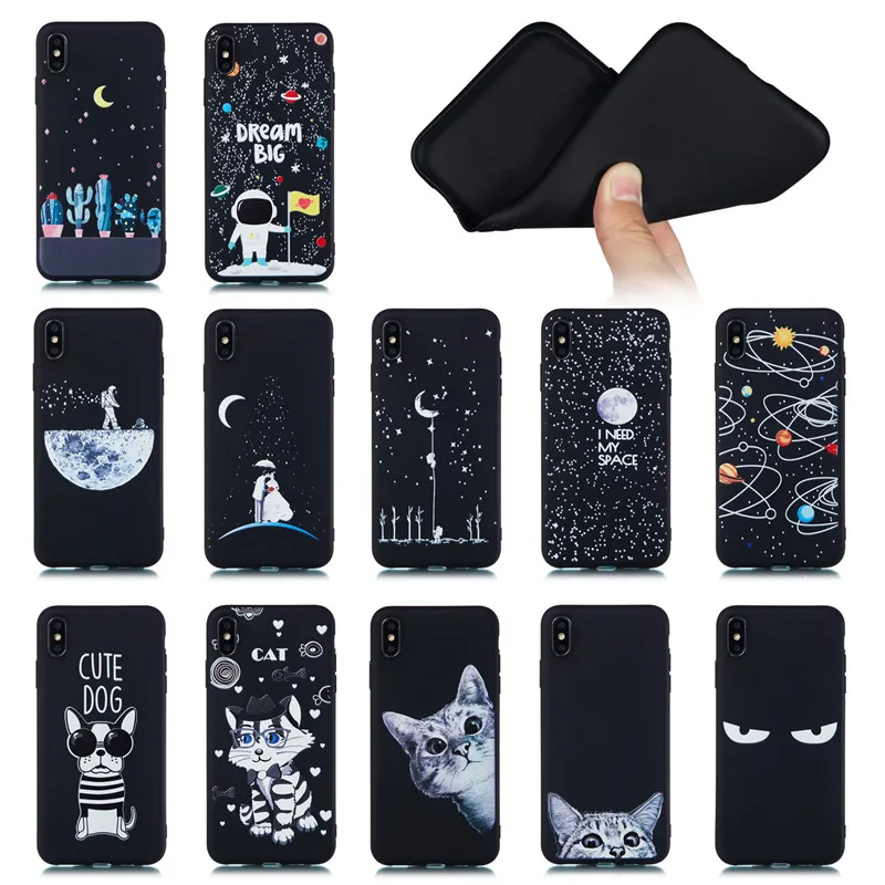 JEKASS Silicone Phone Case for iPhone Xs Max Cartoon Cat Space Moon Soft Coque Cover for iPhone 7 8 Plus 6 6s X Xr Case Funda
JEKASS Silicone Phone Case for iPhone Xs Max Cartoon Cat Space Moon Soft Coque Cover for iPhone 7 8 Plus 6 6s X Xr Case Funda