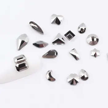 20pcs Ins style mine black special-shaped drill does not drop the bottom, bright black nails, decorative nail drill trapezoidal
20pcs Ins style mine black special-shaped drill does not drop the bottom, bright black nails, decorative nail drill trapezoidal