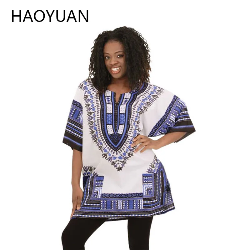 Dashiki Shirt African Tribal Poncho 