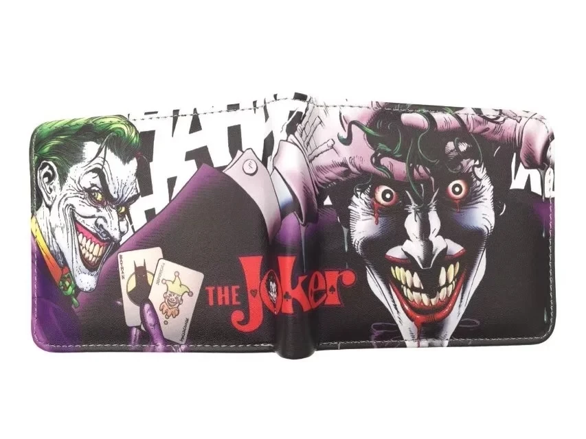 DC The Joker Bifold Wallets Color Print Leather PU Short Purse Cosplay The Flash Superman Character Student Wallet Gift
DC The Joker Bifold Wallets Color Print Leather PU Short Purse Cosplay The Flash Superman Character Student Wallet Gift