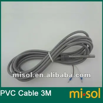 1PCS of Temperature Sensor NTC10K for Solar Water Heater, PVC cable, 3 meters 
1PCS of Temperature Sensor NTC10K for Solar Water Heater, PVC cable, 3 meters