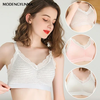 Maternity Bra Pregnancy Clothes Breatfeeding Women Nursing Bras Underwear Stipe Lace Sagging Pregnant Bra
Maternity Bra Pregnancy Clothes Breatfeeding Women Nursing Bras Underwear Stipe Lace Sagging Pregnant Bra