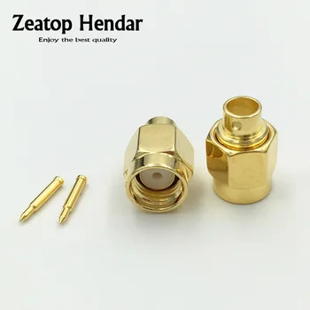 100Pcs Brass SMA Male Plug Solder RG402 0.141" Semi-rigid Cable Straight Wire Connector
100Pcs Brass SMA Male Plug Solder RG402 0.141" Semi-rigid Cable Straight Wire Connector