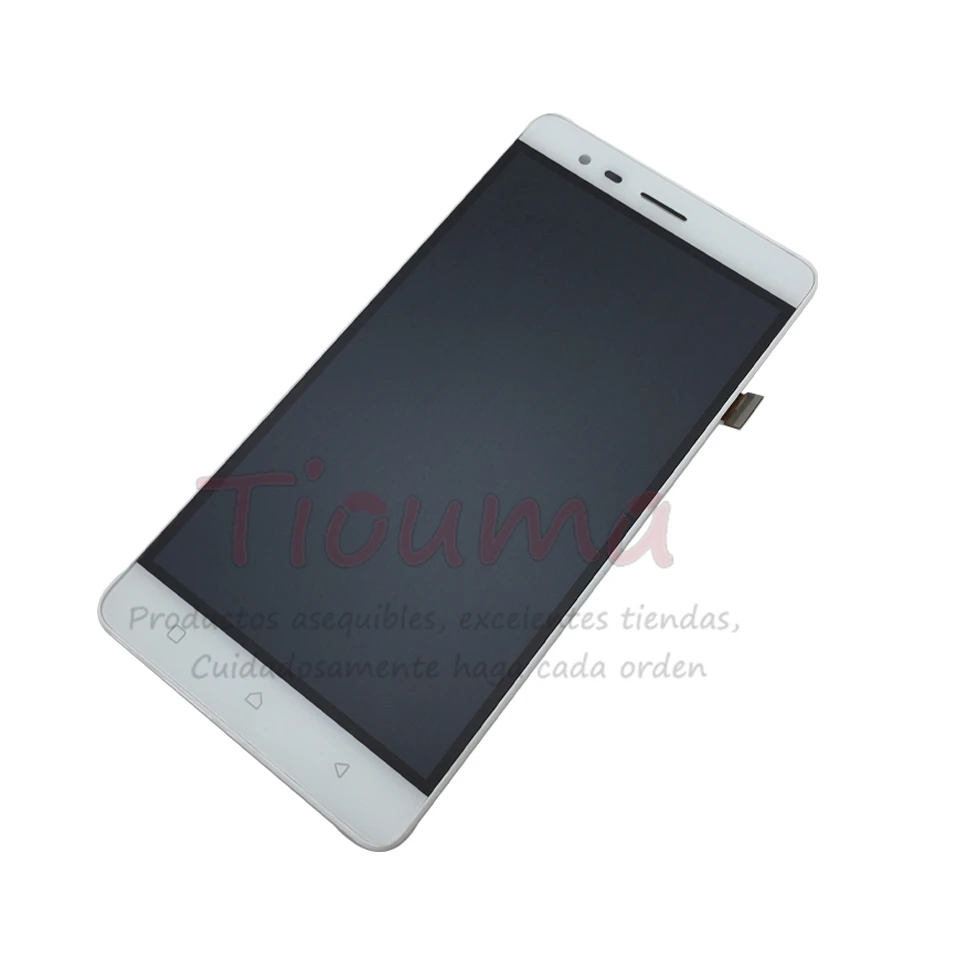 Lenovo K5 Note LCD Display With Frame white (3)