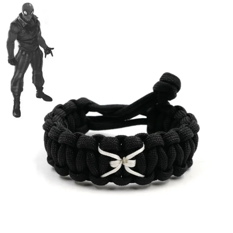 Marvel Film Spiderman Peripheral Bracelet Super Hero Spider-Man: Into The Spider-Verse Female Spiderman Hand-woven Bracelet Gift
Marvel Film Spiderman Peripheral Bracelet Super Hero Spider-Man: Into The Spider-Verse Female Spiderman Hand-woven Bracelet Gift