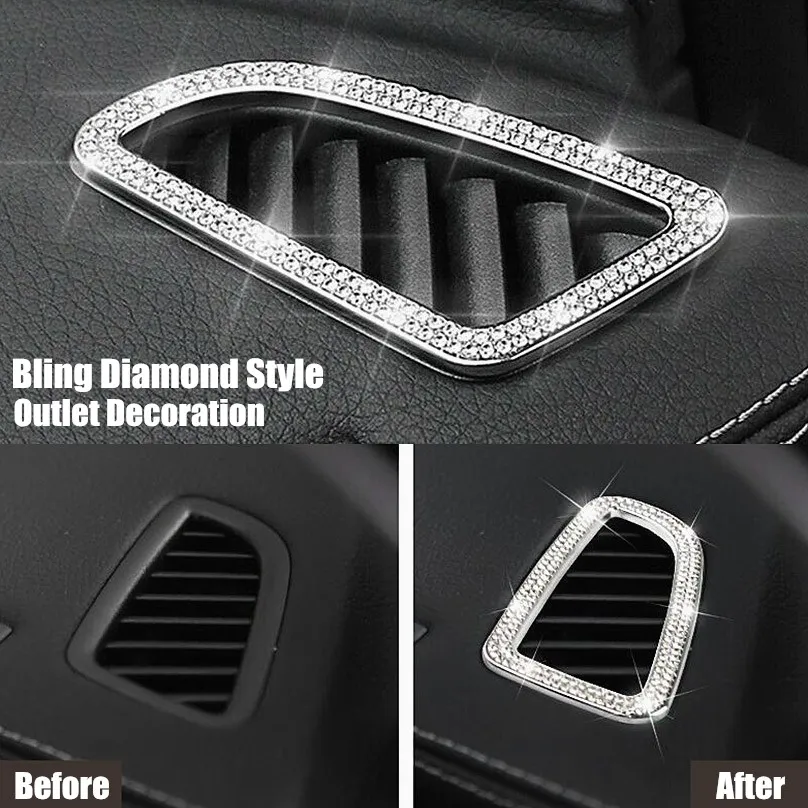 Car Bling Style Rhinestone Crystal Car Air Outlet Cover Sticker Trim For Mercedes Benz E C GLC
Car Bling Style Rhinestone Crystal Car Air Outlet Cover Sticker Trim For Mercedes Benz E C GLC