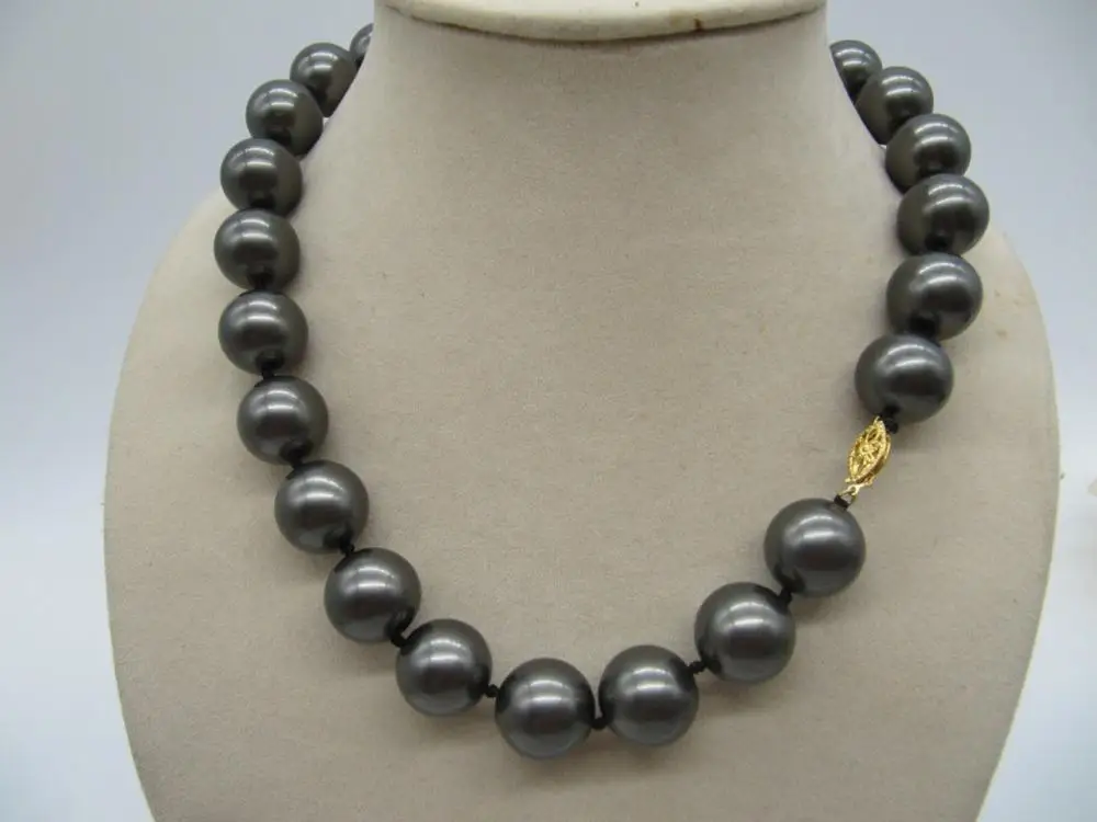AAA+++ 15-16MM SHELL NATURAL SOUTH SEA BLACK Pearl Mother NECKLACE925silver 18inch
AAA+++ 15-16MM SHELL NATURAL SOUTH SEA BLACK Pearl Mother NECKLACE925silver 18inch