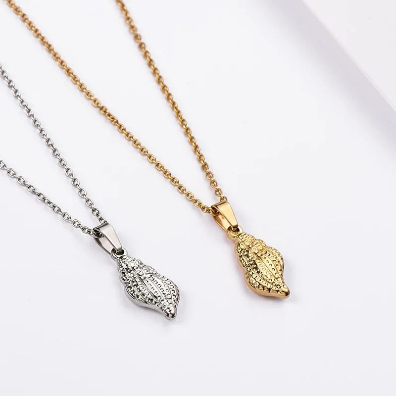ZFVB Conch Pendant Necklaces Women 316L Stainless Steel Chokers Trendy Shoes Necklace Statement Beach Jewelry Bijoux Gift
ZFVB Conch Pendant Necklaces Women 316L Stainless Steel Chokers Trendy Shoes Necklace Statement Beach Jewelry Bijoux Gift
