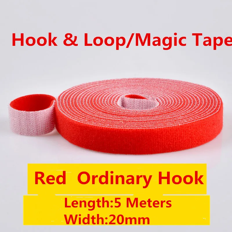 1PCS MT002-9 Red Hook&loop Nylon Fastening Tape Magic Tape Strap Width 20 mm Cable Tie 5 Meters Ordinary hook Free shipping
1PCS MT002-9 Red Hook&loop Nylon Fastening Tape Magic Tape Strap Width 20 mm Cable Tie 5 Meters Ordinary hook Free shipping