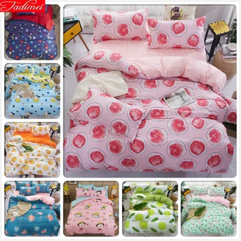 Watermelon Red Kids Soft Cotton 3pcs/4pcs Bedding Set Girls Studnet Pink Bed Linens Single Twin Queen King Size Duvet Cover 1.5m
Watermelon Red Kids Soft Cotton 3pcs/4pcs Bedding Set Girls Studnet Pink Bed Linens Single Twin Queen King Size Duvet Cover 1.5m