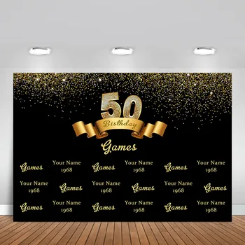 Adult 50th Birthay Party Backgrounds for Photography Studio Gold Black Chalkboard Luxury Decor Celebrate Photobooth Photocall
Adult 50th Birthay Party Backgrounds for Photography Studio Gold Black Chalkboard Luxury Decor Celebrate Photobooth Photocall