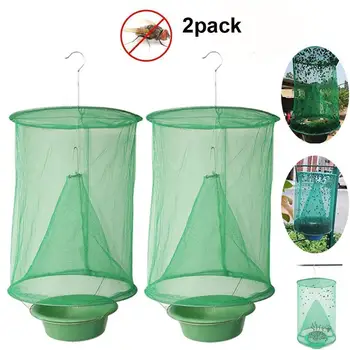 Ranch Fly Trap - Effective Trap Ever Made Fishing Apparatus with Food Bait Flay Catcher for Indoor or Outdoor Pack of 2
Ranch Fly Trap - Effective Trap Ever Made Fishing Apparatus with Food Bait Flay Catcher for Indoor or Outdoor Pack of 2