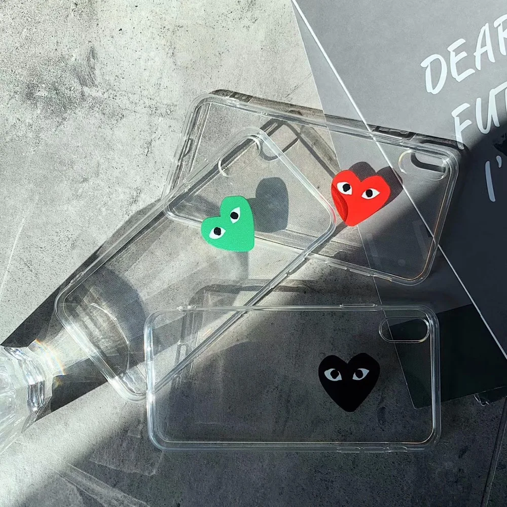 CDG play Comme des Garcons Street trend heart Soft phone Case for iPhone 7 7Plus 8 8Plus X XS XR XS Max 6 6Plus 6s cover shell
CDG play Comme des Garcons Street trend heart Soft phone Case for iPhone 7 7Plus 8 8Plus X XS XR XS Max 6 6Plus 6s cover shell