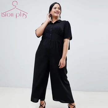 Plus Size Jumpsuit Women 7XL 6XL 2019 Autumn Rompers Womens Jumpsuit Office Lady Black Jumpsuits Shirt Collar Combinaison Femme
Plus Size Jumpsuit Women 7XL 6XL 2019 Autumn Rompers Womens Jumpsuit Office Lady Black Jumpsuits Shirt Collar Combinaison Femme