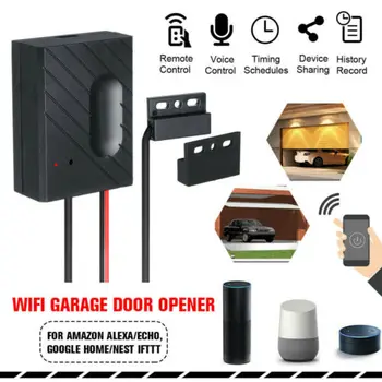 Smart APP WiFi Smart Switch Garage Door Opener Remote Control For Amazon Alexa/Echo Google Assistant, IFTTT 3C20
Smart APP WiFi Smart Switch Garage Door Opener Remote Control For Amazon Alexa/Echo Google Assistant, IFTTT 3C20