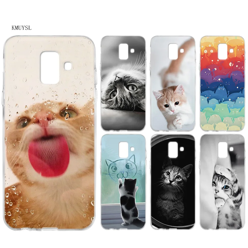 KMUYSL Cute Funny Black Cats kittens TPU Silicon Clear Soft Case Cover Shell for Samsung Galaxy A6 A8 Plus J6 J4 J8 2018
KMUYSL Cute Funny Black Cats kittens TPU Silicon Clear Soft Case Cover Shell for Samsung Galaxy A6 A8 Plus J6 J4 J8 2018