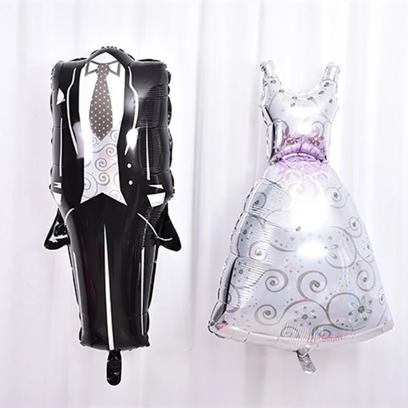 1PCS Aluminum Foil Balloon Groom Bride Wedding Dress Shape Wedding Confession Marriage Party Decoration Wedding Balloon
1PCS Aluminum Foil Balloon Groom Bride Wedding Dress Shape Wedding Confession Marriage Party Decoration Wedding Balloon