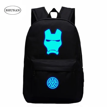 New Fashion Super Hero Iron Man Backpack Luminous Unisex Schoolbags For Teenager Book Bag Students New Backpack For Kid Gift
New Fashion Super Hero Iron Man Backpack Luminous Unisex Schoolbags For Teenager Book Bag Students New Backpack For Kid Gift