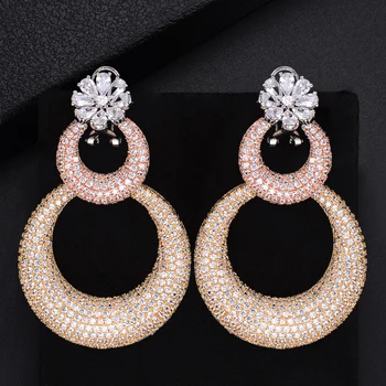 59mm Luxury Gourd Shape Hollow Drop Teardrop Cubic Zirconia Dangle Drop Earrings For Women Girls Wedding Jewelry
59mm Luxury Gourd Shape Hollow Drop Teardrop Cubic Zirconia Dangle Drop Earrings For Women Girls Wedding Jewelry