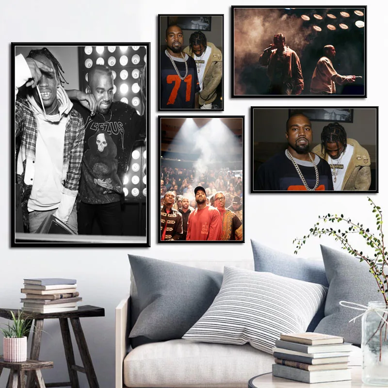 P558 Kanye West Travis Scott Rap Hip Hop Music Star Art Painting Silk Canvas Poster Wall Home Decor
P558 Kanye West Travis Scott Rap Hip Hop Music Star Art Painting Silk Canvas Poster Wall Home Decor