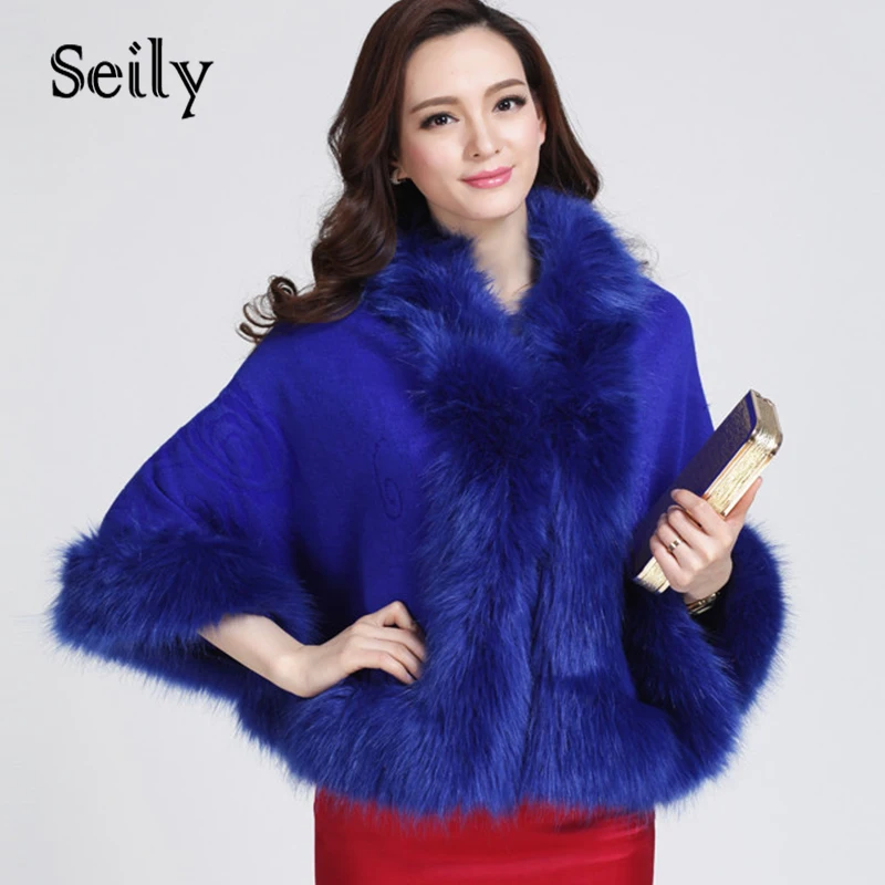 Elegant Big Size Faux Rabbit Fur Coat For Women Cape With Fox Fur Trim Bat Sleeved Waistcoat Wedding Bridal Warm Wrap Shawl
Elegant Big Size Faux Rabbit Fur Coat For Women Cape With Fox Fur Trim Bat Sleeved Waistcoat Wedding Bridal Warm Wrap Shawl