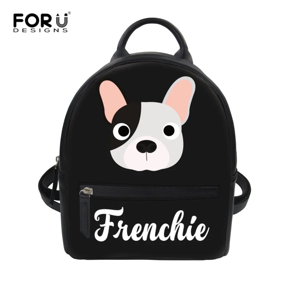 FORUDESIGNS Leather Backpack for Women Cartoon French Bulldog Printed Girls School Backbag Vintage Style Daily Mini Rucksack
FORUDESIGNS Leather Backpack for Women Cartoon French Bulldog Printed Girls School Backbag Vintage Style Daily Mini Rucksack
