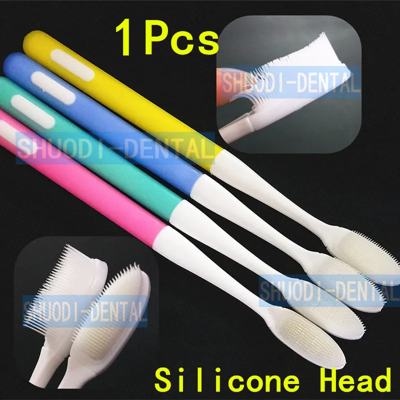 1 Pcs Dental Teeth Cleaning Brush Whitening Brush Silicone Head Silicone Gel Toothbrush Ultra Soft Teeth Brush 152 Hairs B
1 Pcs Dental Teeth Cleaning Brush Whitening Brush Silicone Head Silicone Gel Toothbrush Ultra Soft Teeth Brush 152 Hairs B