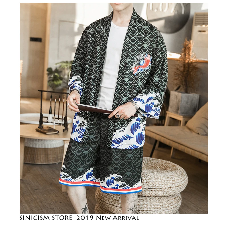 Sinicism Store Summer Men's Sets 2019 Men Harajuku Tracksuite Kimono Jacket 2 Piece Set Clothes For Men Track Suit Plus Size
Sinicism Store Summer Men's Sets 2019 Men Harajuku Tracksuite Kimono Jacket 2 Piece Set Clothes For Men Track Suit Plus Size