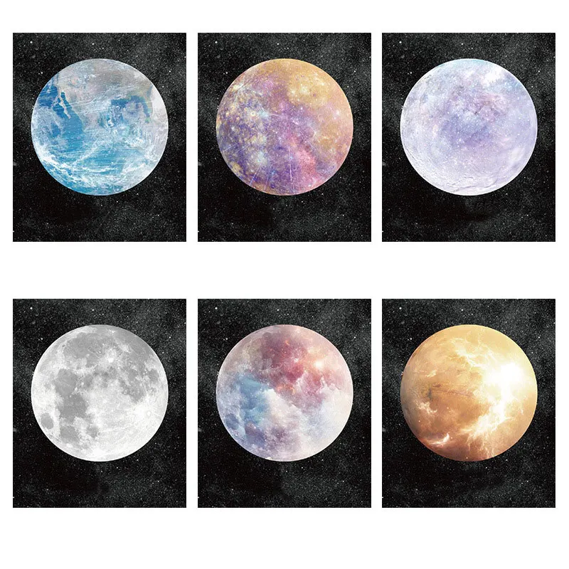 1X Planet Self-Adhesive Memo Pad Sticky Notes Memo Notebook Stationery Papelaria Escolar School Paper decoration Supplies
1X Planet Self-Adhesive Memo Pad Sticky Notes Memo Notebook Stationery Papelaria Escolar School Paper decoration Supplies