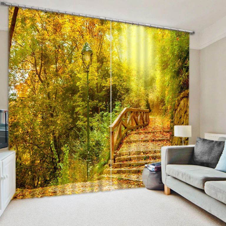 Jungle bridge the digital photo 3d emulation print shade fabric curtains finished
Jungle bridge the digital photo 3d emulation print shade fabric curtains finished