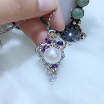 S925 Silver Pendant Setting Mounting Pendant Findings and Component for Oyster Akoya Edison Pearls Corals Jade Stones Beads
S925 Silver Pendant Setting Mounting Pendant Findings and Component for Oyster Akoya Edison Pearls Corals Jade Stones Beads