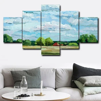Laeacco Cloud Farm Scenery Picture Poster Bedroom Living Room Modern Canvas Painting Art Mural Home Modern Decoration Picture 
Laeacco Cloud Farm Scenery Picture Poster Bedroom Living Room Modern Canvas Painting Art Mural Home Modern Decoration Picture