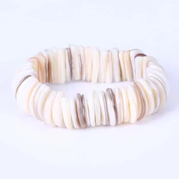 SUMMER HOT White Shell Beads Gems Stretch Bracelet Bangle 7"L Free shipping
SUMMER HOT White Shell Beads Gems Stretch Bracelet Bangle 7"L Free shipping